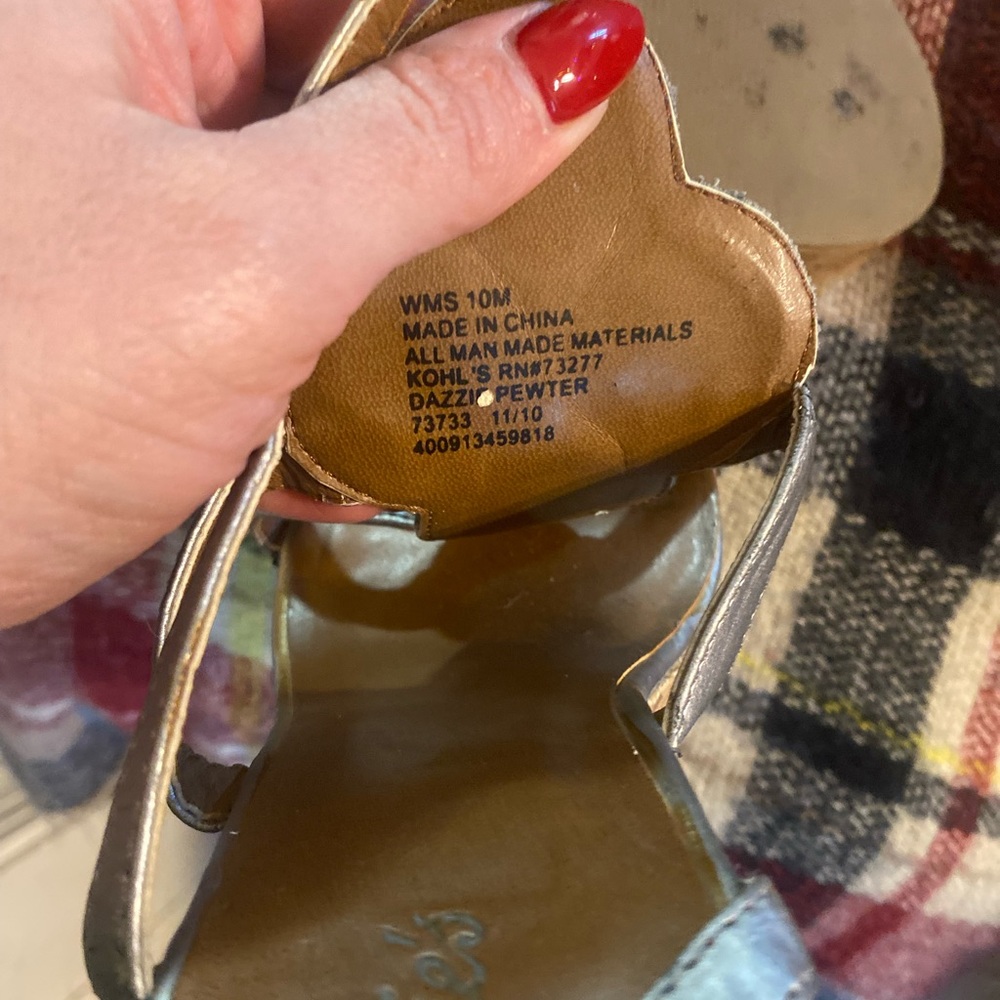 Vintage ladies Candies wedges size 10 - Picture 9 of 12
